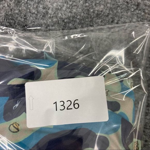 Samantha Pleet Tabernacle One Piece Swimsuit Blue Face Cutouts Size S - Picture 7 of 7